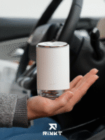 Car Essential smart Oil Diffuser By WiWU, Adjustable Mist & RGB Ambient Light - Image 3
