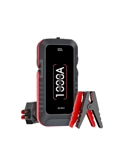 WiWU car battery jump starter 1000A with power bank and digital display