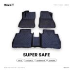 Rikkt Super Safe 3D TPE car floor mats, custom fit