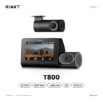 70mai T800 3-Channel Dash Cam – 4K Front, 1080P Rear & IR Cabin, GPS