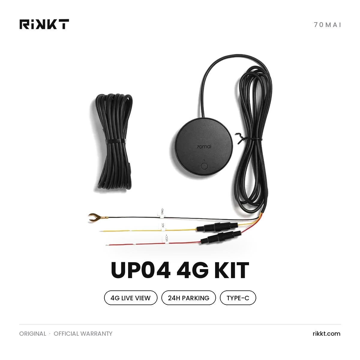 DC-70MAI-UP04-1 70mai UP04 4G Hardwire Kit (Type-C)