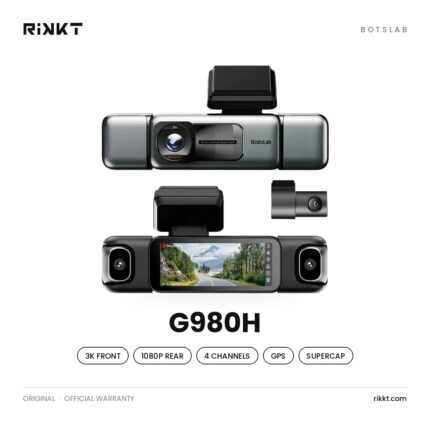 داش كام Botslab G980H رباعية – أمامية 3K وخلفية وجانبين