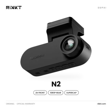 DDPAI N2 Dash Cam – 2K Front + 1080P Rear