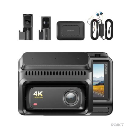 داش كام DDPAI Z60T ثلاثية بخاصية 4G – أمامية 4K وخلفية 1080P وكابينة 2K