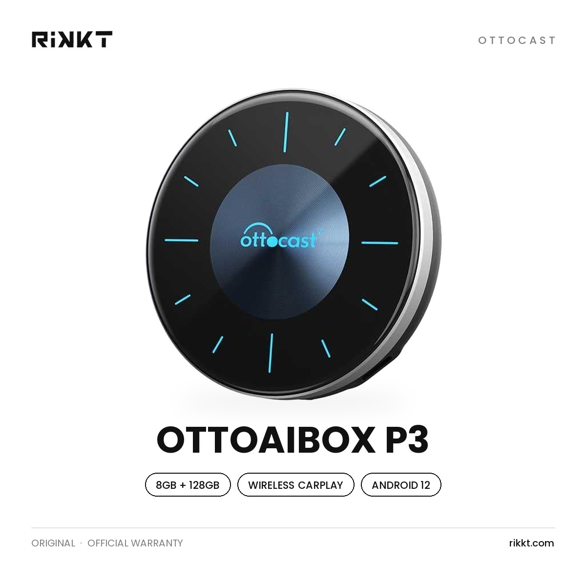 Ottocast P3 AI Box (8GB + 128GB)