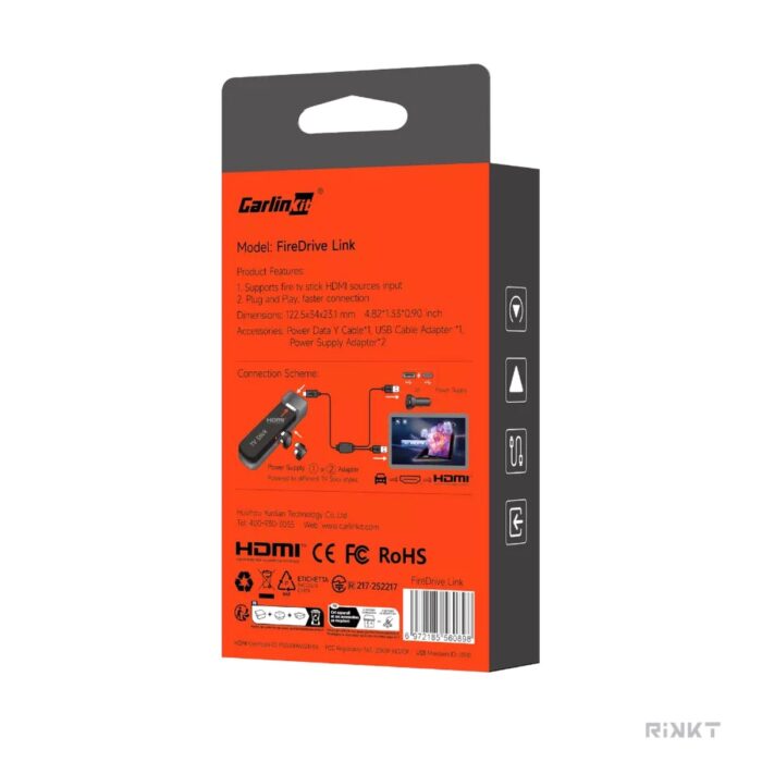 ⁦Carlinkit FireDrive Link HDMI Adapter⁩ - الصورة ⁦5⁩