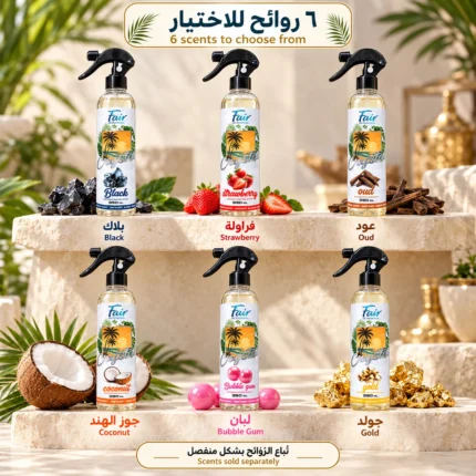 Fair Crystal 350ml air freshener spray – 6 scents