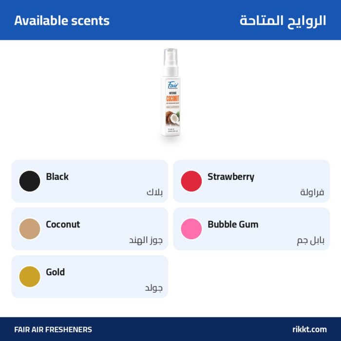 Fair Intense Spray 75ml – Pocket Car Spray - Image 3