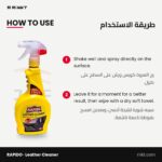 RAPIDO Leather Cleaner 700 ml - Image 3