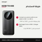 JOYROOM JR-PBF14 Pro Power Bank 20000mAh 22.5W, 3 Ports – how to use
