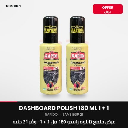 RAPIDO Dashboard Polish 180 ml 1 + 1