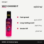 RAPIDO Air Freshener Spray 275 ml - Image 2