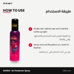 RAPIDO Air Freshener Spray 275 ml - Image 3