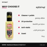 RAPIDO Dashboard Cleaner & Polish 5 in 1 - Image 2