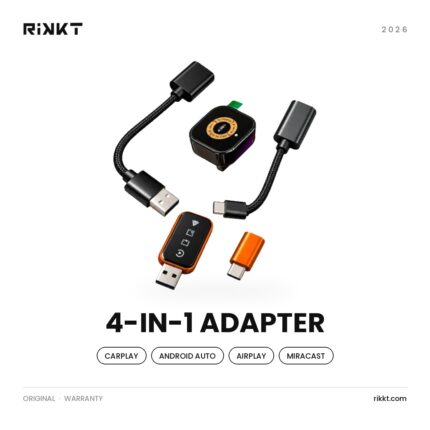 4-in-1 Wireless Car Adapter 2026: CarPlay, Android Auto, AirPlay & Screen Mirroring
