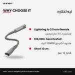 SNZOU SN-202 Lightning to 3.5 mm Headphone Adapter - Image 2