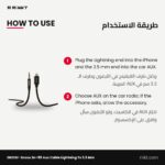 SNZOU SN-89 AUX Cable Lightning to 3.5 mm - Image 3